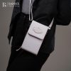 Radoce Bags - Tas Selempang Wanita - Tas Kulit Sapi Asli - ELSA [White Purple]