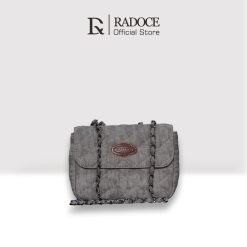 Radoce Bags - Selempang Wanita - Tas Kulit Sapi Asli - Sassy M [GREY]