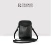 Radoce Bags - Selempang Pria Wanita - Tas Kulit Sapi Asli - Milano [BLACK]