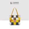 Radoce Bags - Tote Bag Wanita - Tas Kulit Sapi Asli - ALYA PATCHWORK | Terang