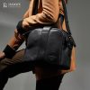Radoce Bags - Sling Bag Wanita - Tas Kulit Sapi Asli - THALIA Black Nappa