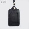 Radoce Bags - ID Holder Unisex - Tas Kulit Sapi Asli - ID Holder V1 Black Mill