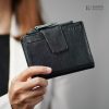 Radoce Bags - Dompet Wanita - Tas Kulit Sapi Asli - KIMMY Black Natural