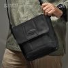 Radoce Bags - Selempang Pria - Tas Kulit Sapi Asli - NEBULA Black Nappa