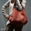 Radoce Bags - Shoulder Bag Wanita - Tas Kulit Sapi Asli - BENDITA X American Orange Scratch