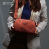 Tas Selempang Wanita – Tas Kulit Sapi Asli – CANNA American Orange Scratch