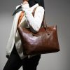 Radoce Bags - Tote Bag Wanita - Tas Kulit Sapi Asli - TOTTE FERRO Classic Havana