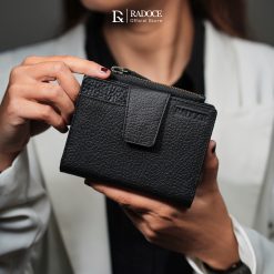 Radoce Bags - Dompet Wanita - Tas Kulit Sapi Asli - KIMMY Black America