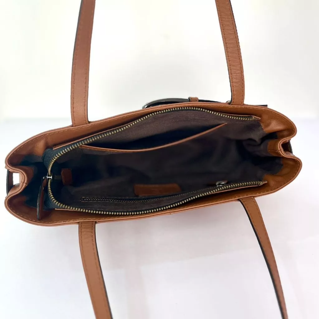 Radoce Bags - Shoulder Bag Wanita - Tas Kulit Sapi Asli - SANSA - Khaki - Gambar 3